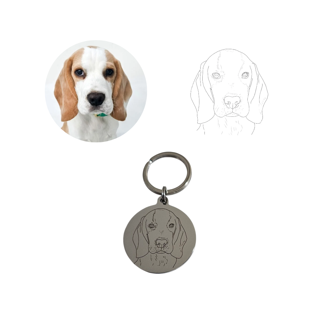Médaille portrait en acier