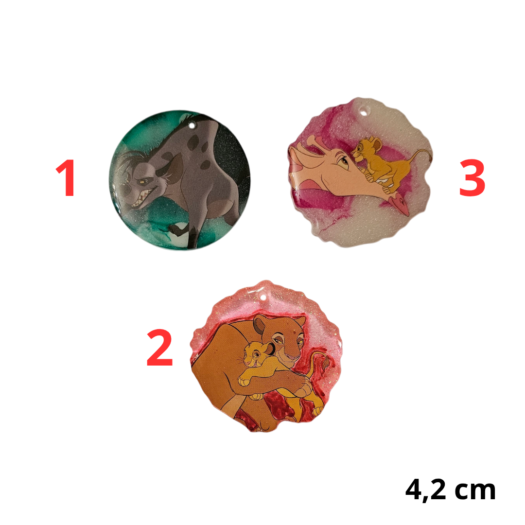 Médaille Roi Lion en résine