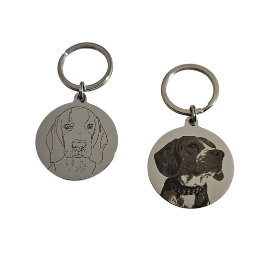 Médaille portrait en acier