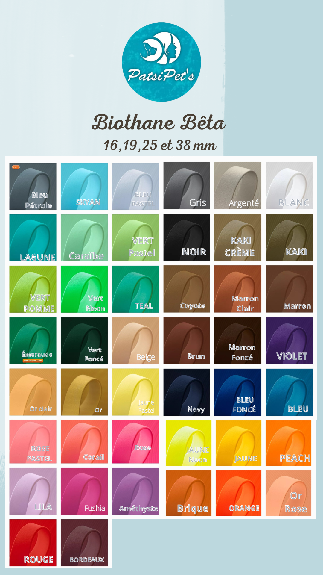 Collier biothane