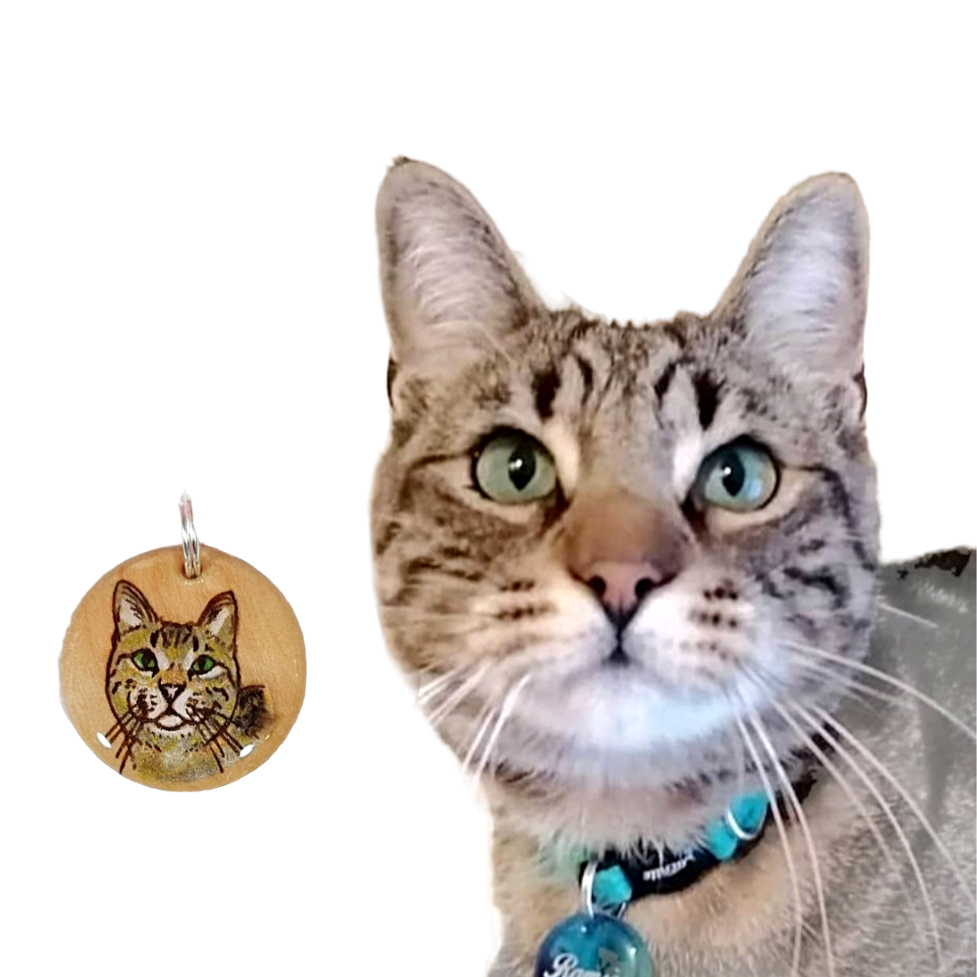 Médaille portrait peint